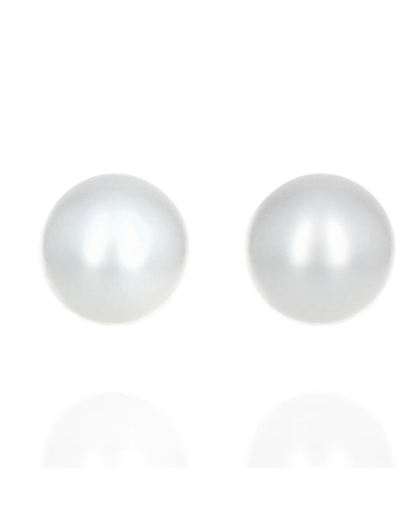 South Sea Pearl Stud Earrings in Yellow Gold