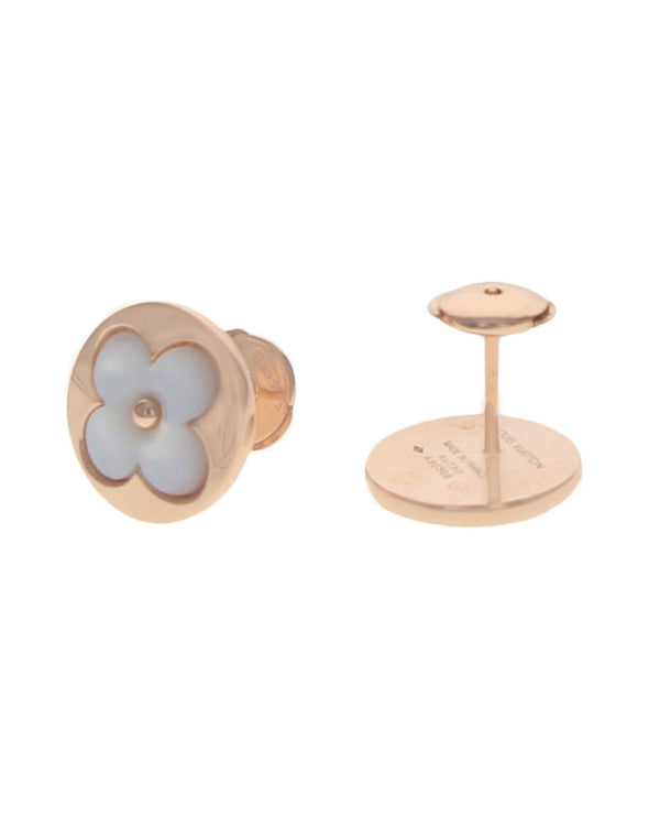 Louis Vuitton Color Blossom Sun Mother of Pearl Stud Earrings