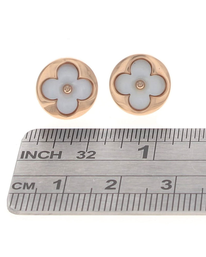 Louis Vuitton Color Blossom Sun Mother of Pearl Stud Earrings