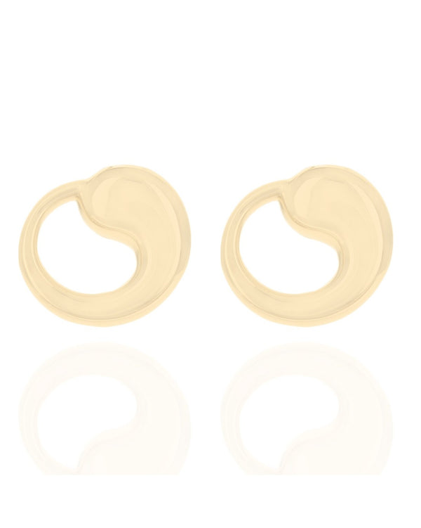 Tiffany & Co. Elsa Peretti Circle Earrings in Yellow Gold