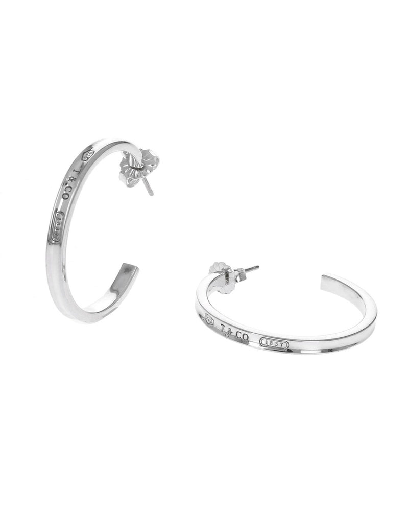 1837 Medium Hoop Earrings in Sterling Silver