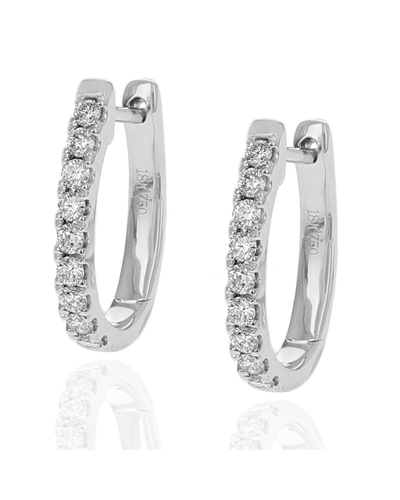 Diamond Earring Toppers in White Gold