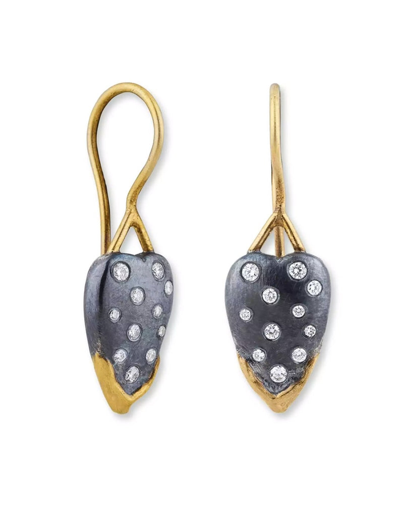 Lika Behar Love Diamonds Heart Earrings