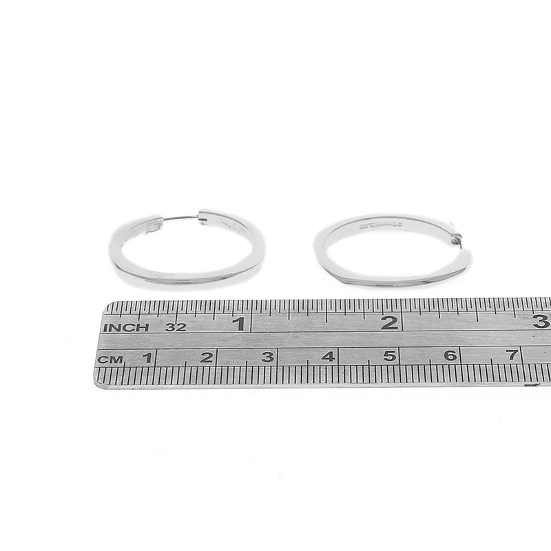 Tiffany & Co. Square Cushion Hoop Earrings
