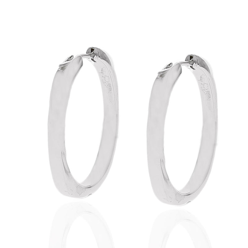Tiffany & Co. Square Cushion Hoop Earrings