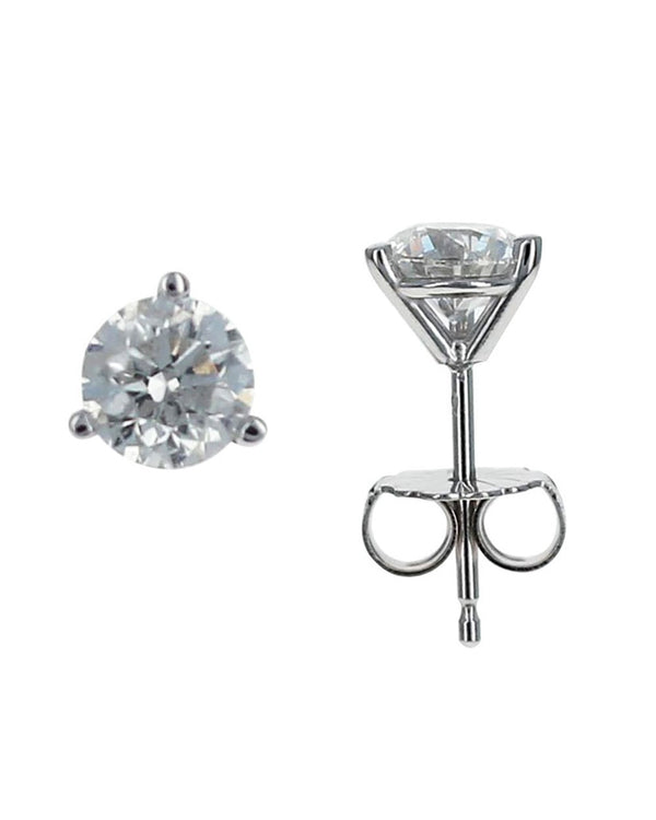 1.04ctw Round Diamond Martini Stud Earrings