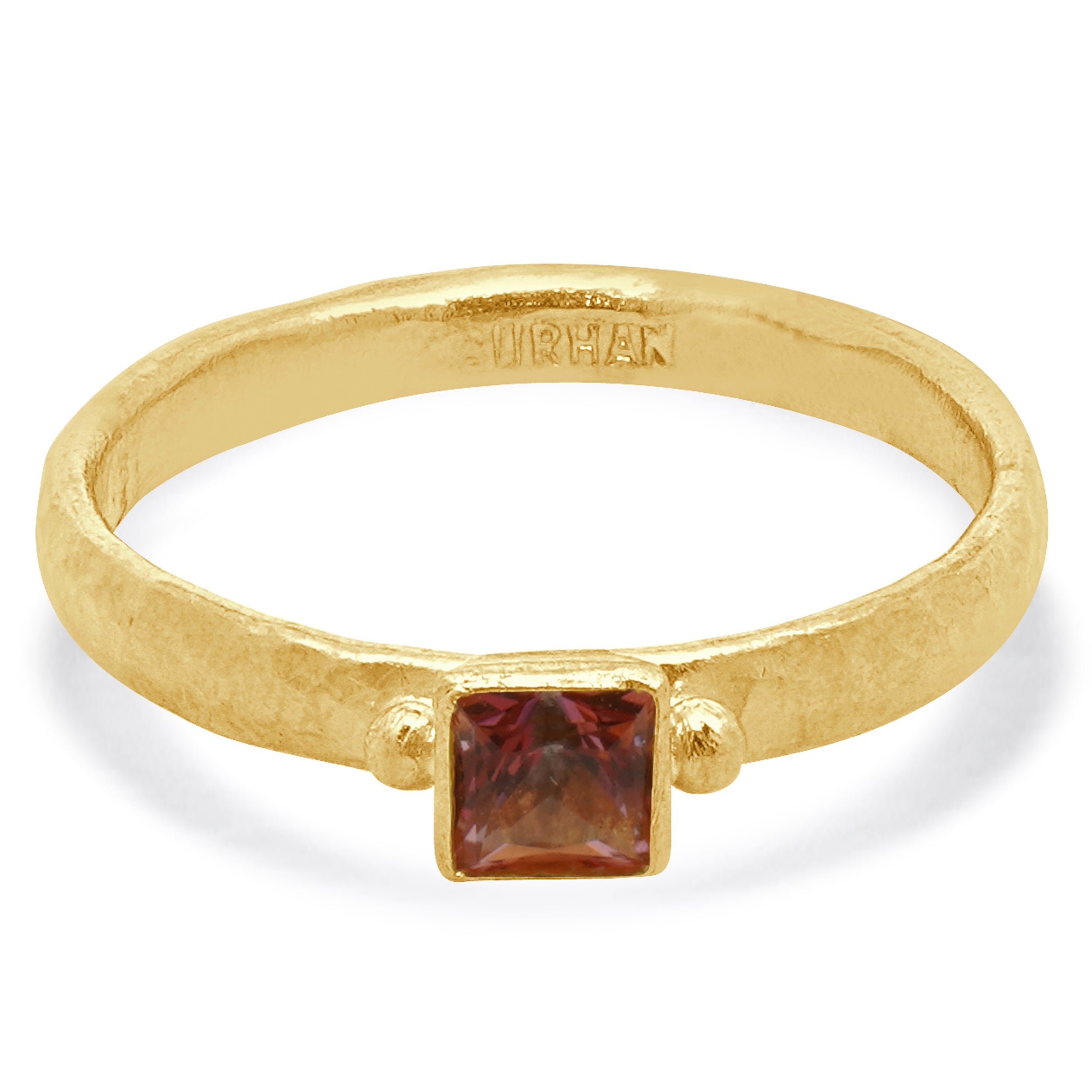 Tobaz Rune Gurhan 24 Karat Yellow Gold Pink Topaz Rune Collection Ring – E.D ...