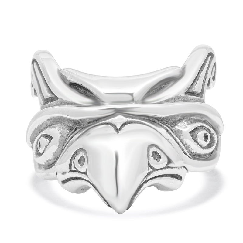 Nightrider Sterling Silver Hawk Ring – E.D. Marshall Jewelers™