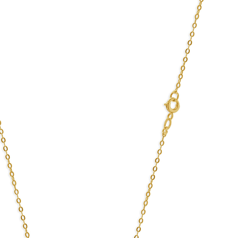 18 Karat Yellow Gold Emerald and Diamond Enhancer Necklace