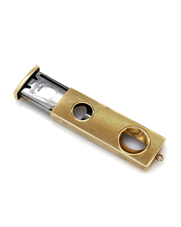 Vintage Cigar Cutter in Gold