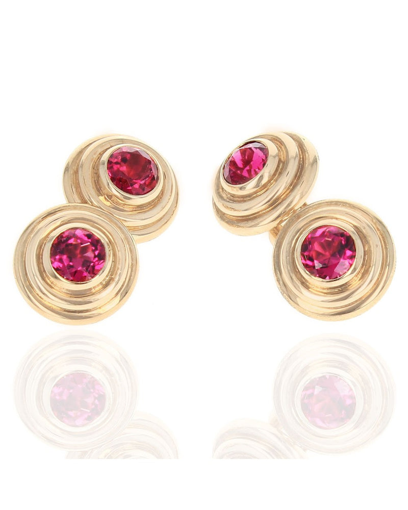 Bvlgari Pink Tourmaline Cufflinks