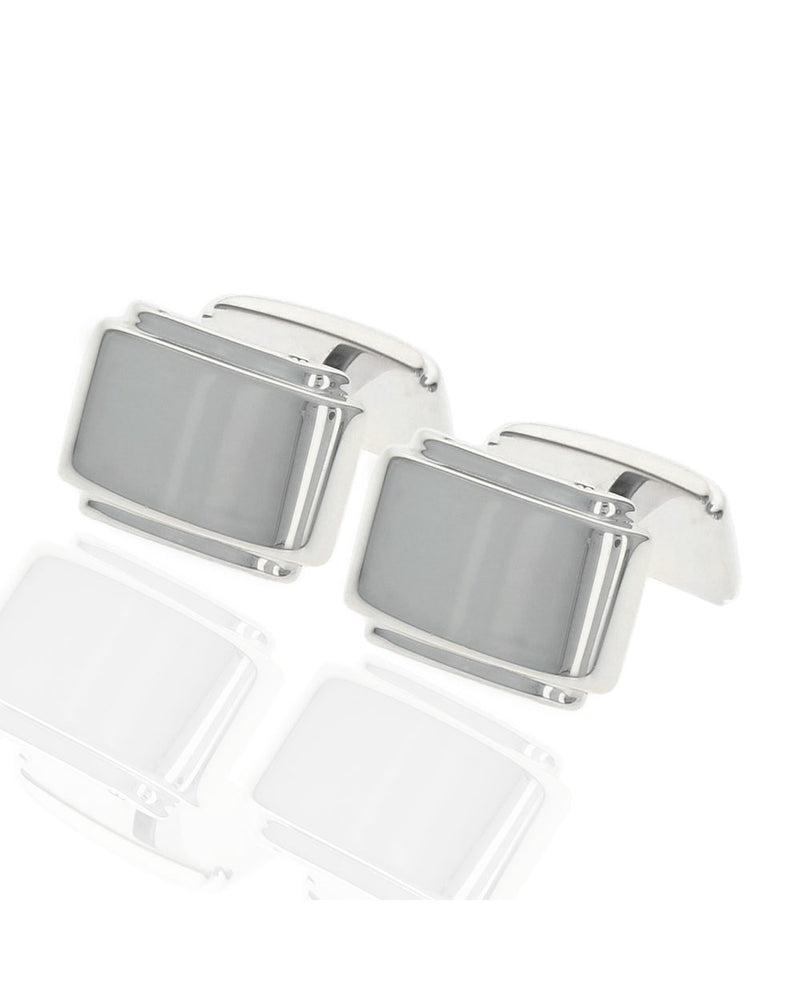 Metropolis Collection Cufflinks in Sterling Silver