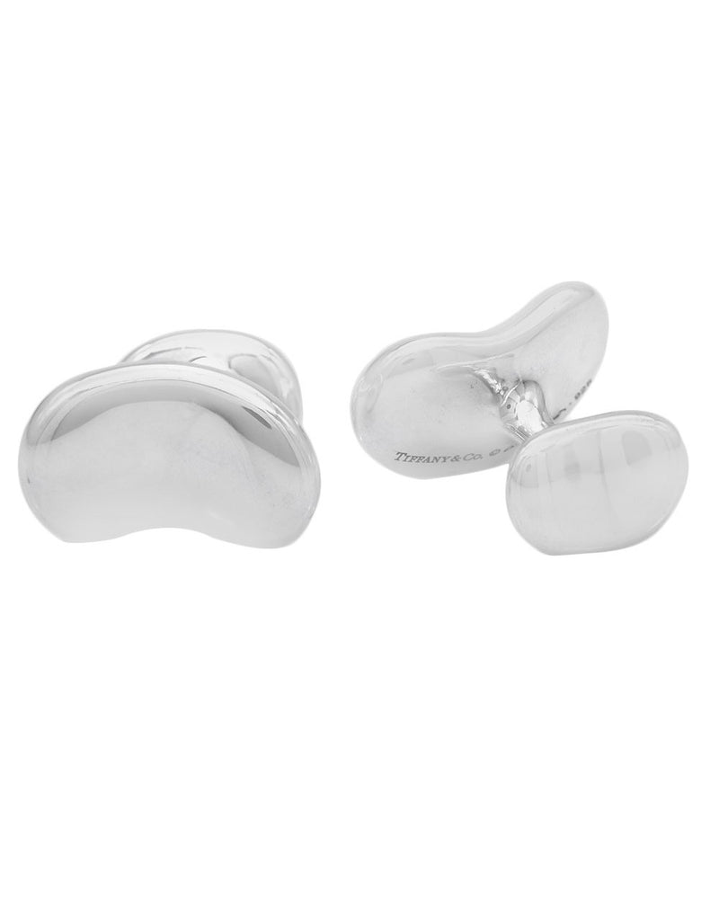 Elsa Peretti Bean Cufflinks in Silver