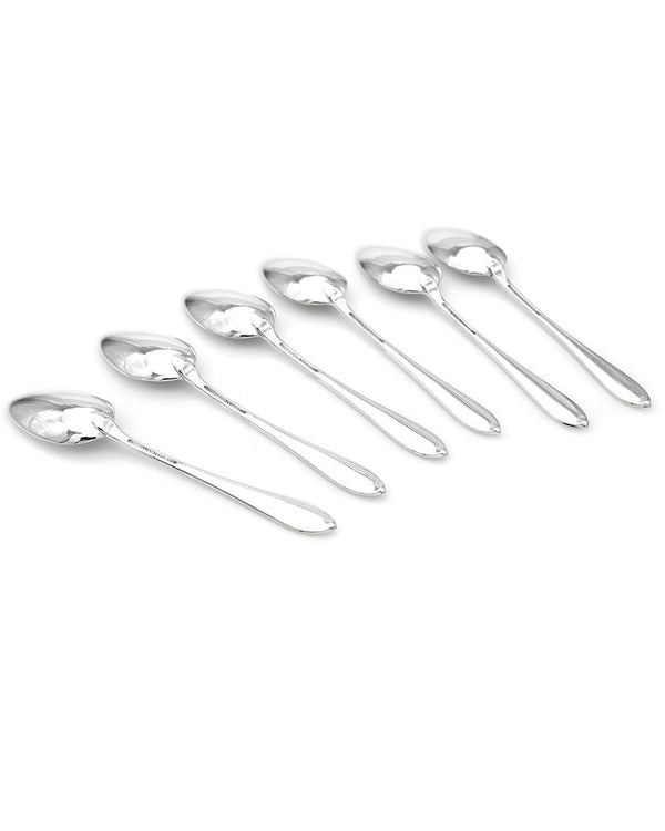 Teaspoon Set of 6 in Sterling Silver