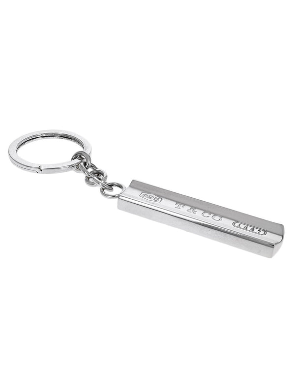 1837 Bar Keychain in Sterling Silver