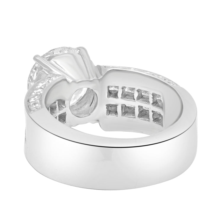 Platinum Diamond Invisible Set Ring – E.D. Marshall Jewelers™