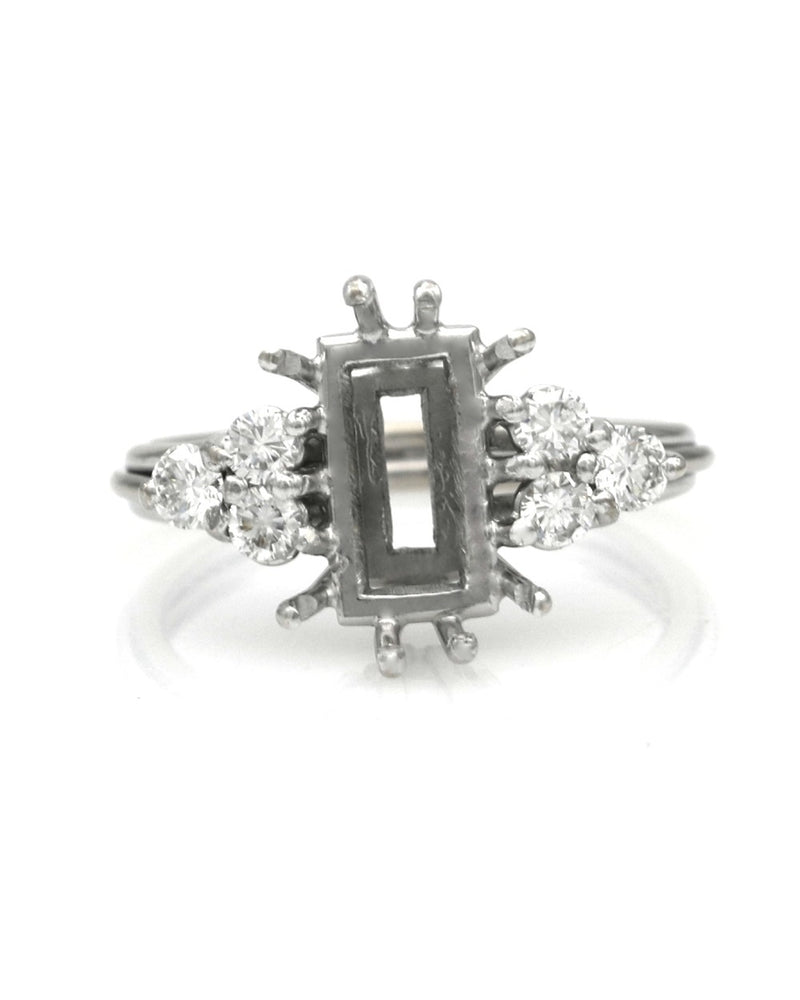 Diamond Trio Semi Mount Ring