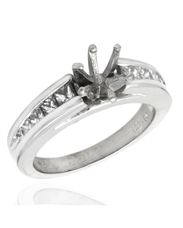 Princess Diamond Semi Mount Ring