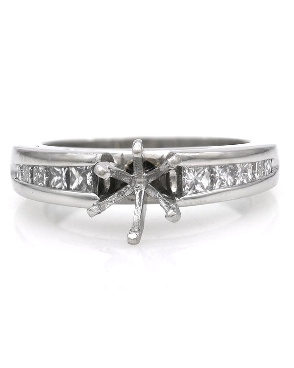 Princess Diamond Semi Mount Ring