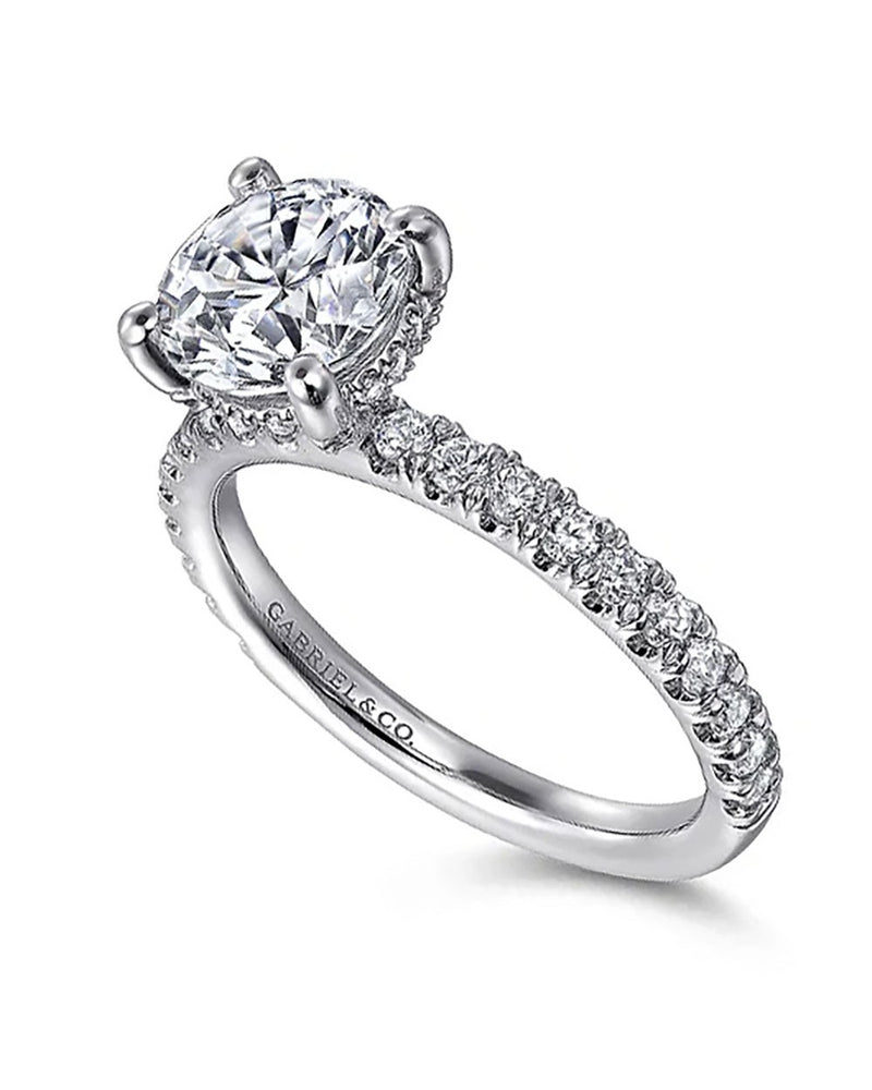 Gabriel & Co. Classic Collection Diamond Semi Mounting