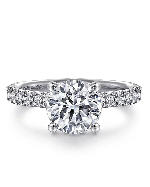 Gabriel & Co. Classic Collection Diamond Semi Mounting