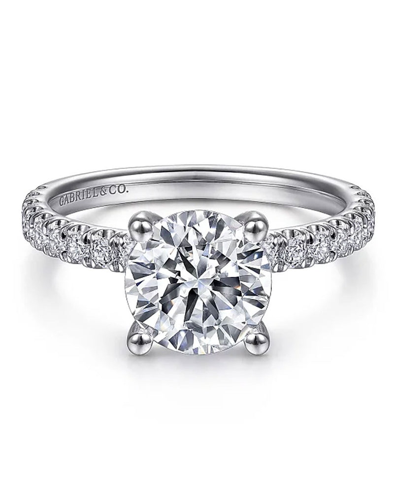 Gabriel & Co. Classic Collection Diamond Semi Mounting