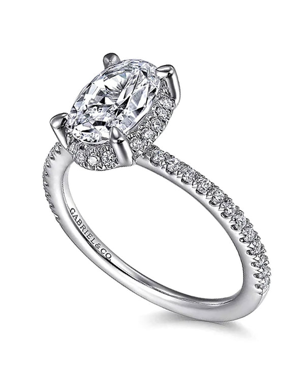 Gabriel & Co. Classic Collection Diamond Semi Mount