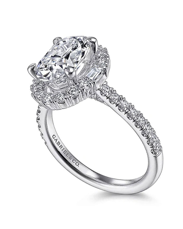 Gabriel & Co.Contemporary Collection Diamond Semi Mount