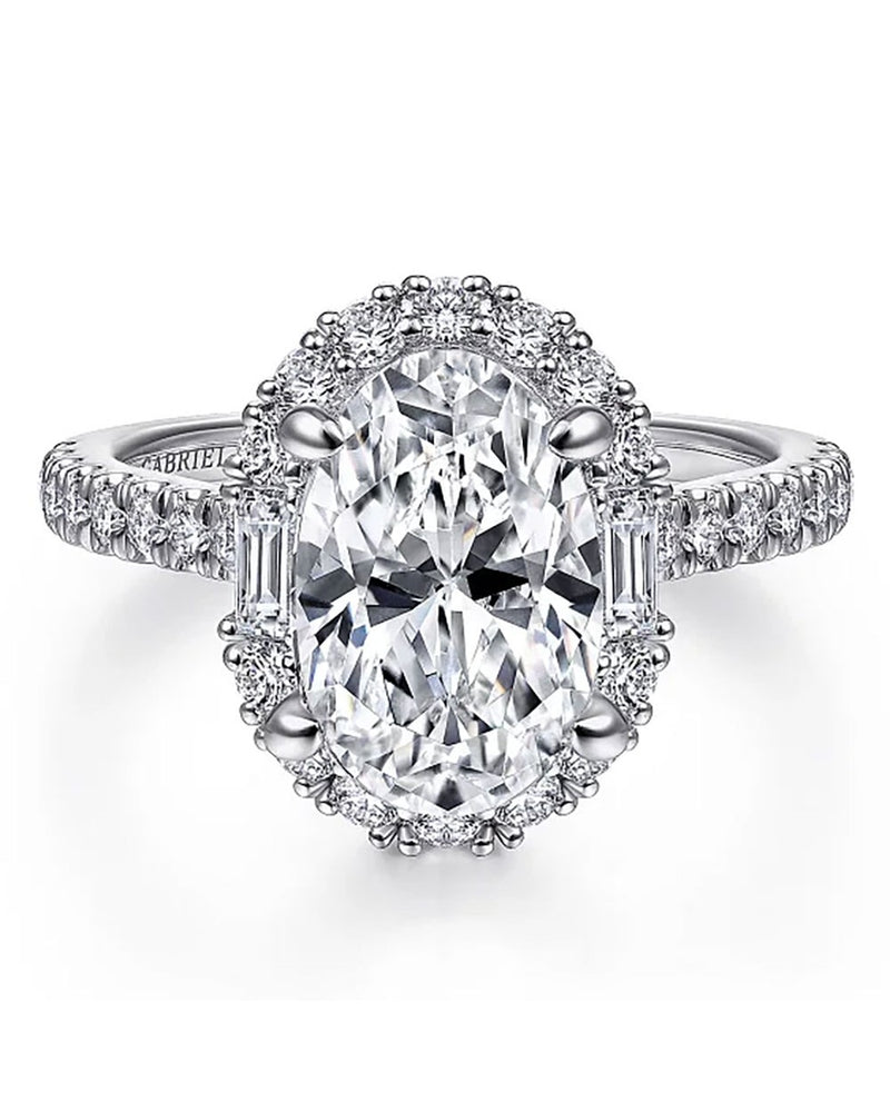 Gabriel & Co.Contemporary Collection Diamond Semi Mount