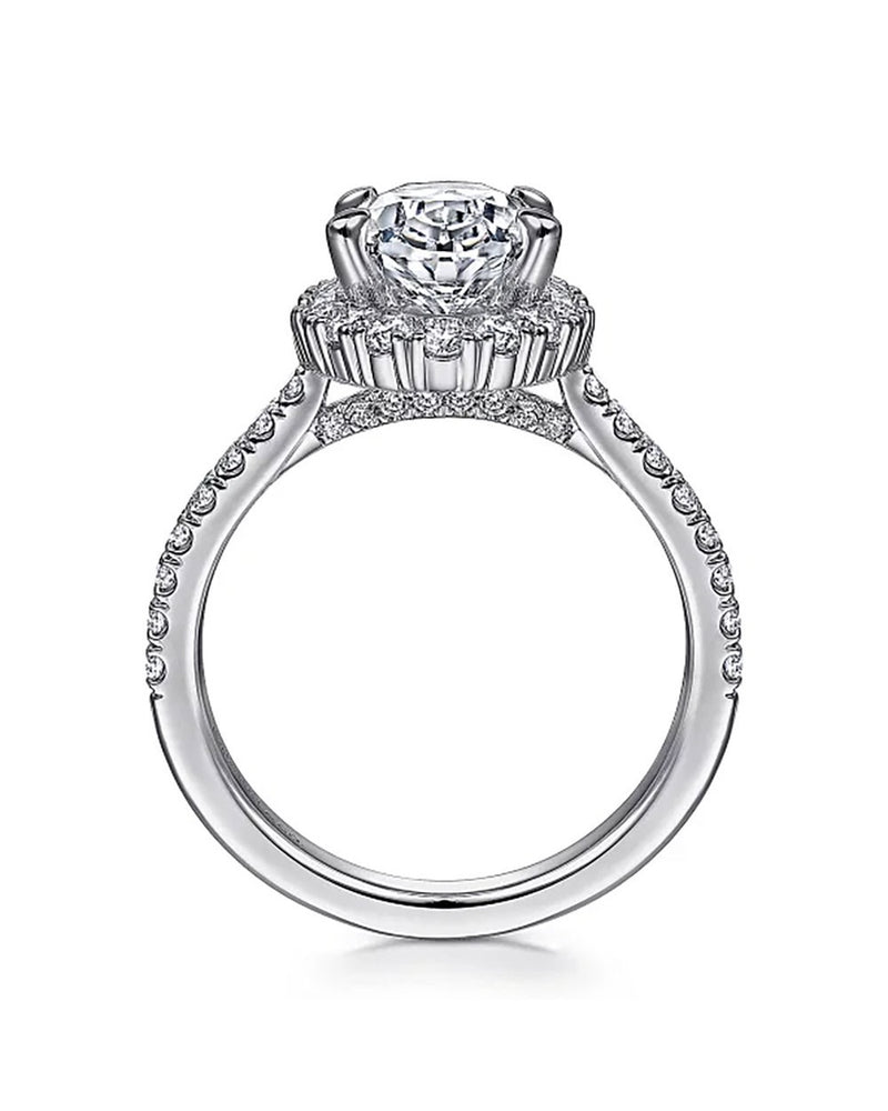 Gabriel & Co.Contemporary Collection Diamond Semi Mount