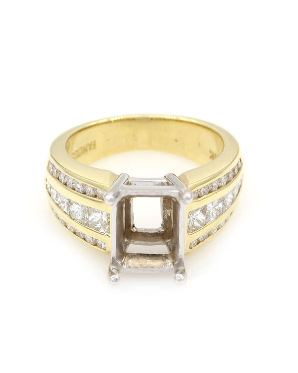 Diamond Ring Mounting in Gold