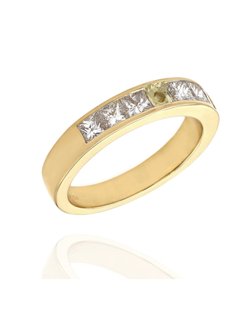 Princess Diamond Bridal Engagement Ring Mounting in Gold