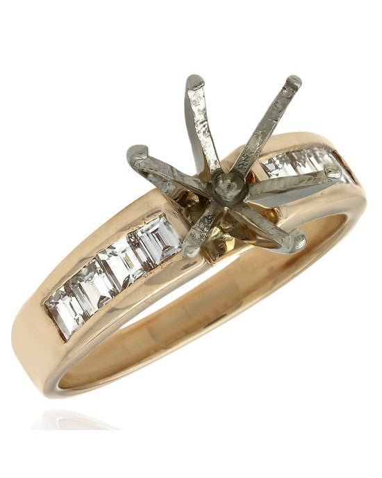 Baguette Diamond Ring Mounting