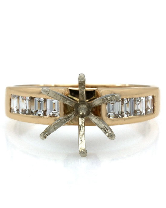 Baguette Diamond Ring Mounting