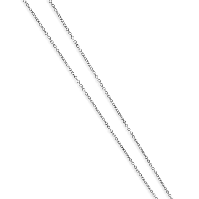 Tiffany & Co. Sterling Silver Enamel Beaded Heart Key Necklace