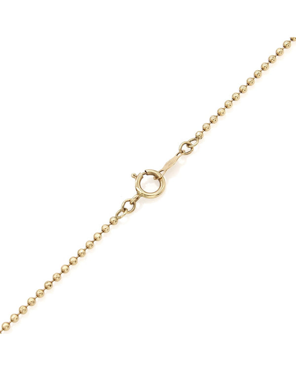 Pearl Chain Necklace in Gold