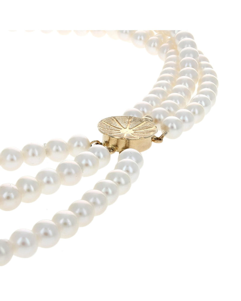 3 Strand Freshwater Pearl Nesting Necklace