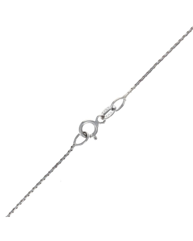 Baguette and Diamond Drop Necklace