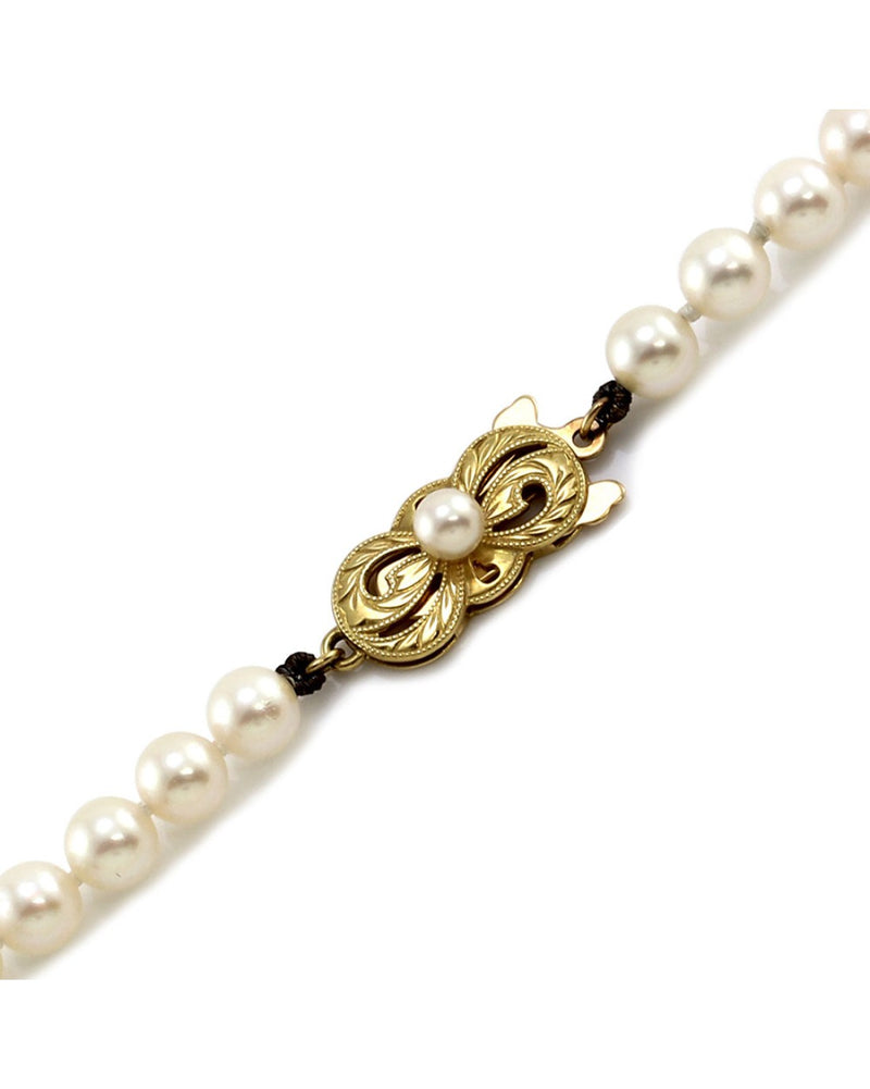 Mikimoto Akoya Pearl sungle Strand Necklace