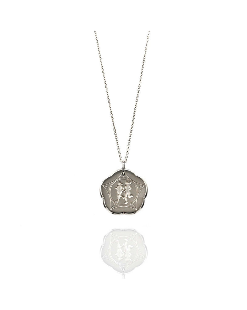 Nike San Fran Marathon Necklace in Silver