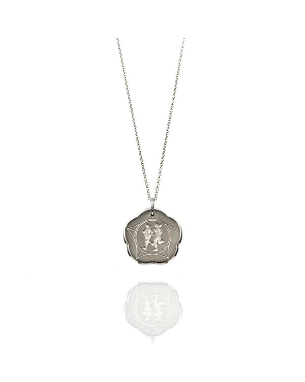 Nike San Fran Marathon Necklace in Silver