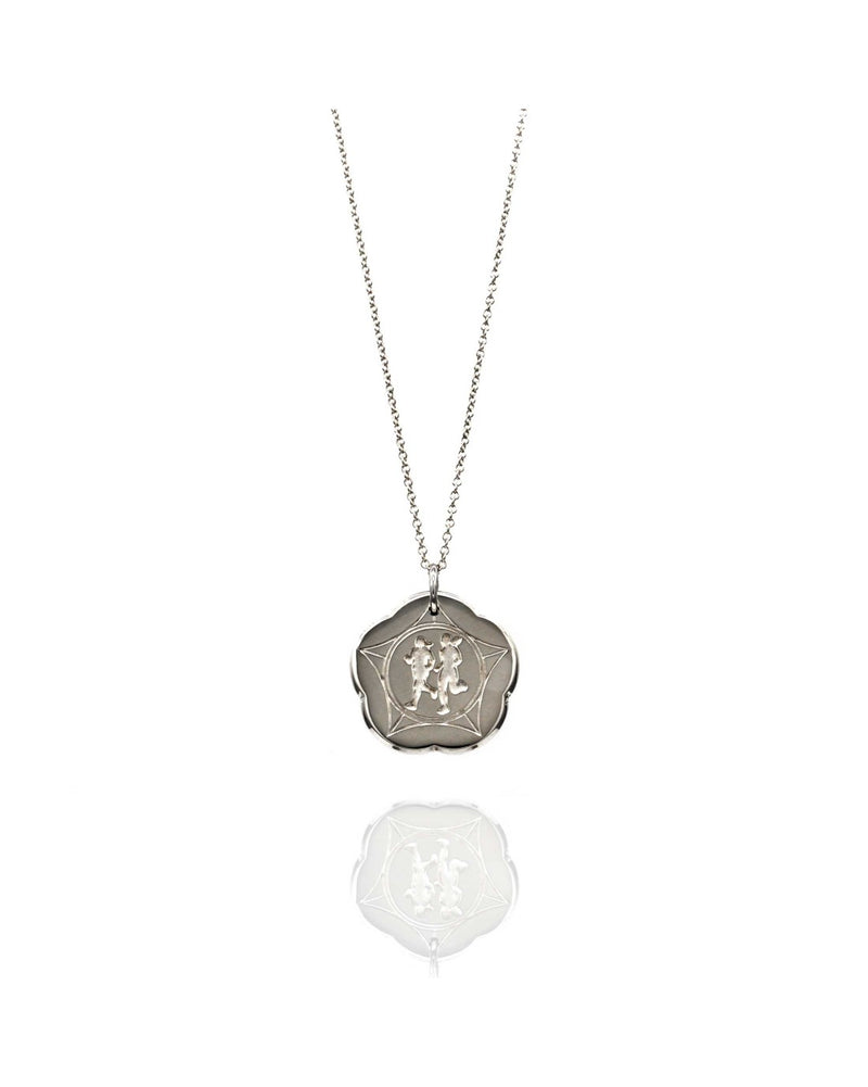 Nike San Fran Marathon Necklace in Silver