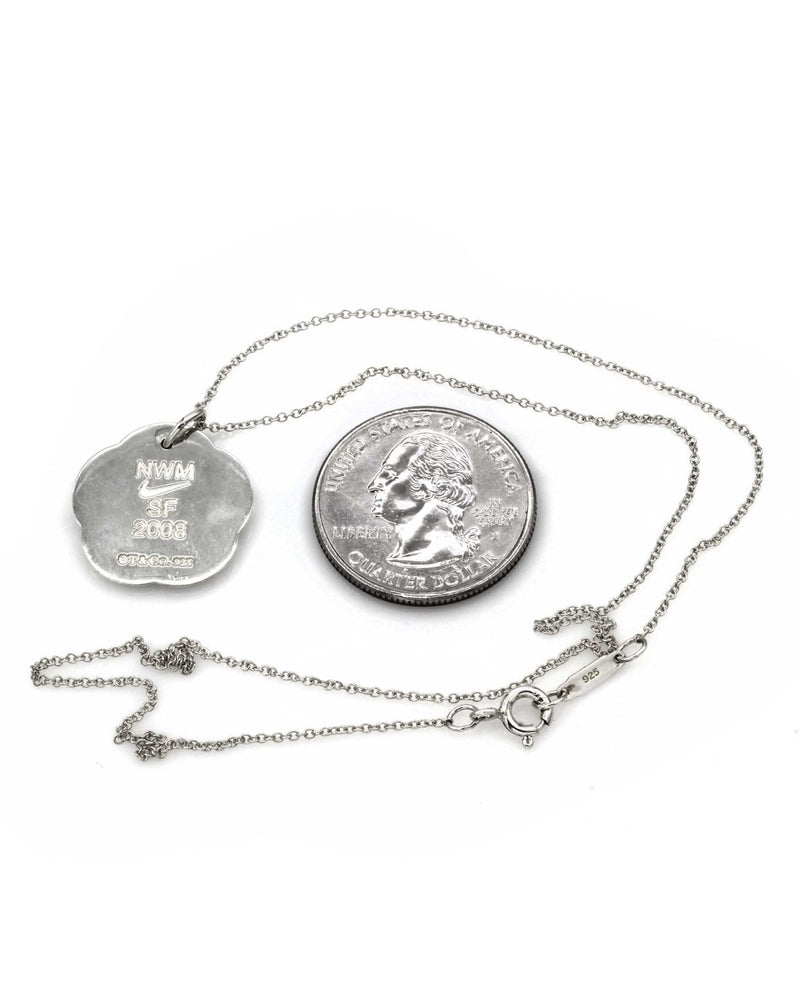 Nike San Fran Marathon Necklace in Silver