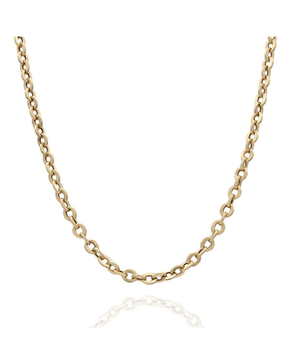 14KY Rolo Link Chain Necklace