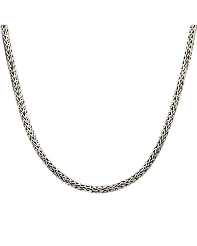 John Hardy Classic Wheat Silver Necklace