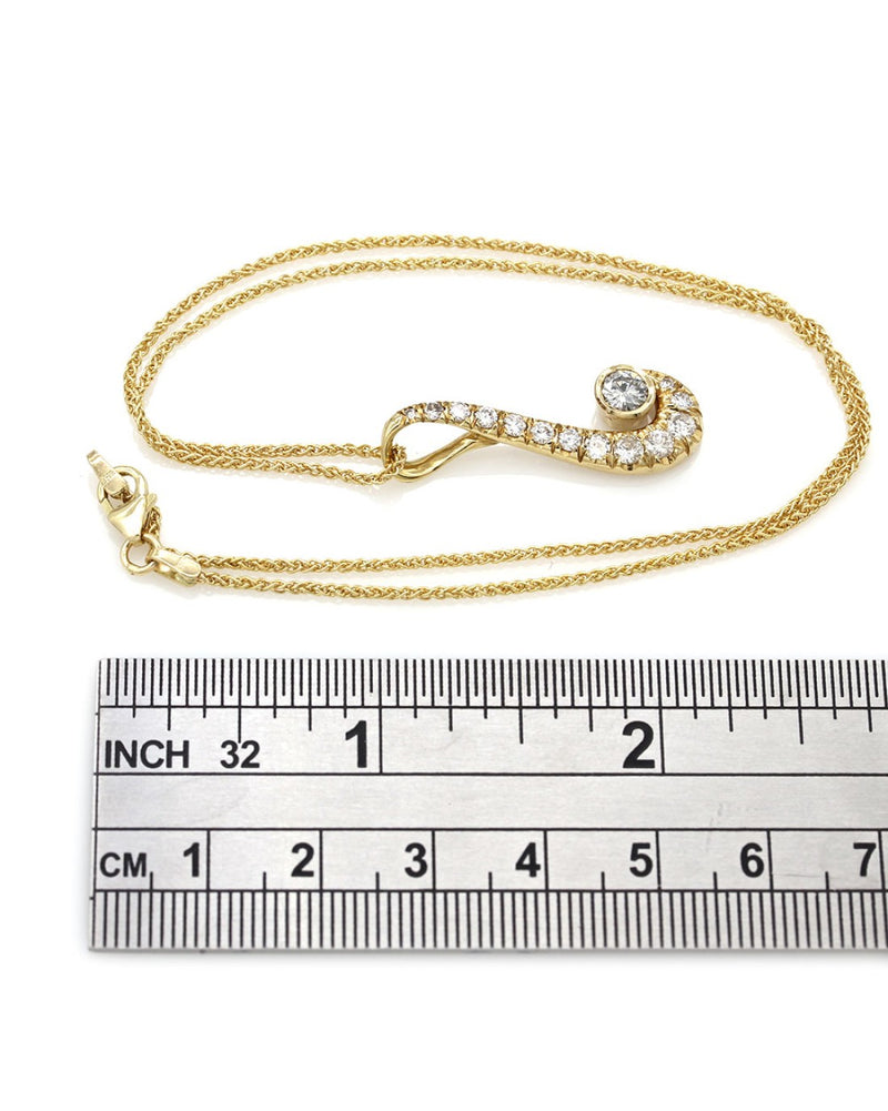 Diamond Journey Necklace in Gold