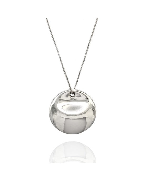 Elsa Peretti Disc Necklace in Silver