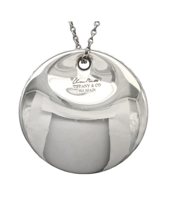 Elsa Peretti Disc Necklace in Silver