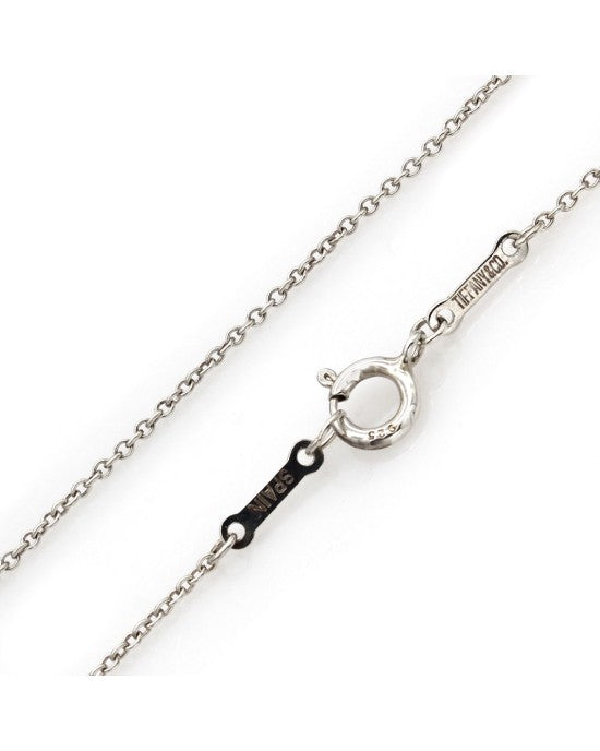 Elsa Peretti Disc Necklace in Silver