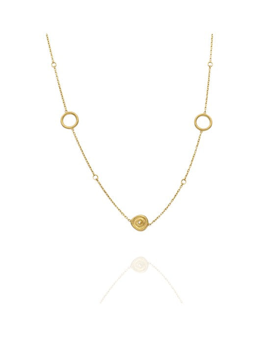 Lika Behar Roundabout Necklace in Gold